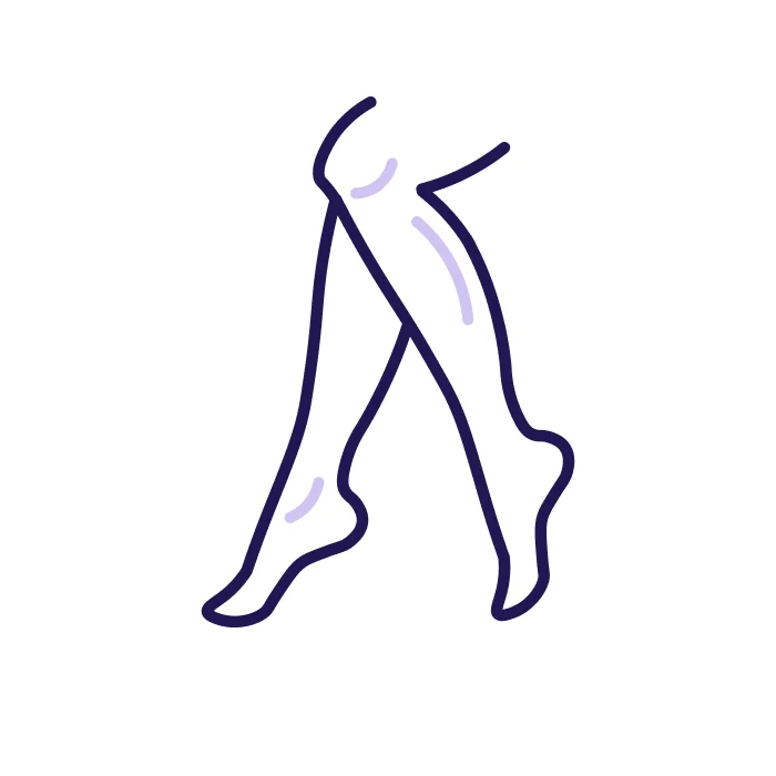 Leg Wax (Half)