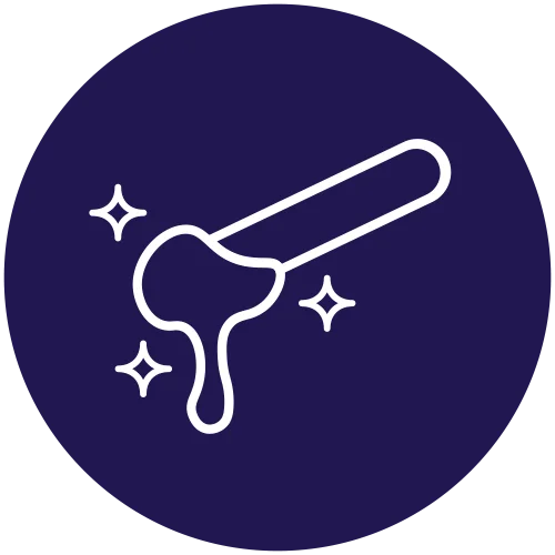 Wax dripping icon