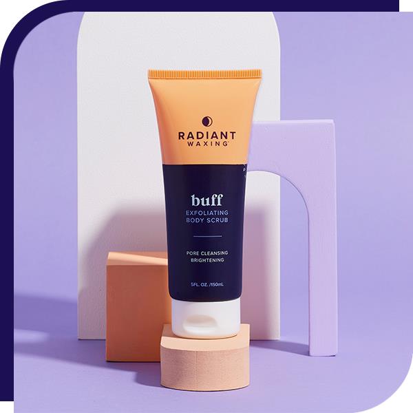 radaint waxing buff scrub