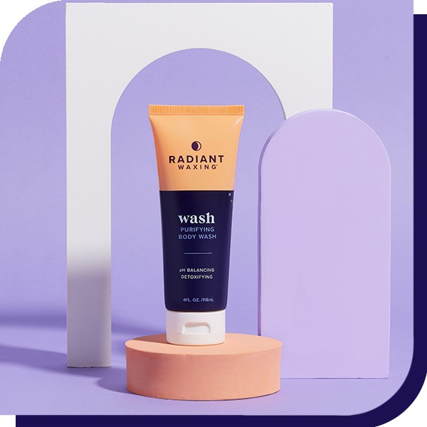 radiant waxing body wash