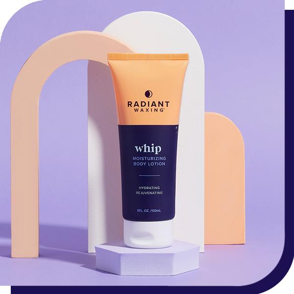 radiant waxing whip lotion